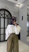 Gold Düğme Detaylı Bluz