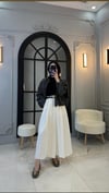 Krep Etek Pantolon | Beyaz