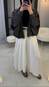 Krep Etek Pantolon | Beyaz