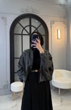 Krep Etek Pantolon | Siyah