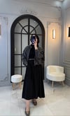 Krep Etek Pantolon | Siyah
