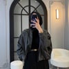 Krep Etek Pantolon | Siyah