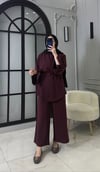 Lenora 3'lü Takım | Mürdüm