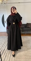 Poplin Elbise | Siyah