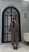 Premium Bomber Ceket Takım | Camel
