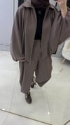 Premium Bomber Ceket Takım | Camel