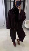 Premium Bomber Ceket Takım | Mürdüm