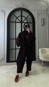 Premium Bomber Ceket Takım | Mürdüm