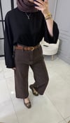 Premium Kalıp Jean | Kahverengi