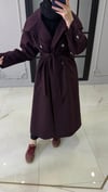 Premium Trençkot | Mürdüm