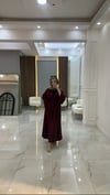 Ruffle Takım Bordo