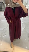 Ruffle Takım Bordo