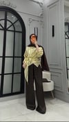 Saten Pantolon | Kahve