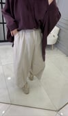Shine Taşlı Pantolon | Bej