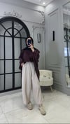 Shine Taşlı Pantolon | Bej