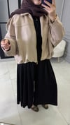 Süet Bomber Ceket | Ekru