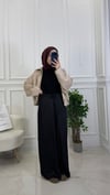 ZRA SATEN PANTOLON 