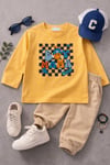 Boy Mama Slogan Baskılı Unisex Sweatshirt