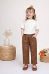 Milo+Sol %100 Pamuk Leopar Desenli Çocuk Takım (Tişört + Pantolon)