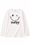 Milo+Sol Happy Basic Uzun Kollu Tişört – Pembe (7-8 Yaş)