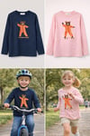Milo+Sol Kaykaycı Ayıcık Lacivert Unisex Basic