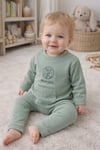 Milo+Sol Önü Cepli Kaşkorse Unisex 2'li Takım – Bebek Takım (6–18 Ay)