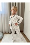 Milo+Sol Organik Pamuk Kız Çocuk Pijama Takımı – 2-6 Yaş | %100 Dokuma Kumaş