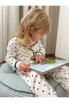 Milo+Sol Organik Pamuk Kız Çocuk Pijama Takımı – 2-6 Yaş | %100 Dokuma Kumaş
