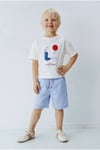 Milo+Sol Oversize Pamuklu Tişört & Dokuma Şort Takımı