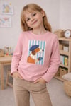 Milo+Sol Pink Coffee Mood Unisex Basic Sweatshirt