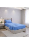 Pamuklu Tek kişilik lastik çarşaf 100x200 derinlik 25cm 1 adet yastık kılıfı