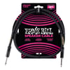 Ernie Ball P06071 3ft(0,91 m) Düz Siyah Kabin Kablosu