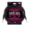 ERNIE BALL P06072 6ft(1.80 m) Siyah Düz Kabin Kablosu