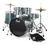 PEARL RS525SC/C706 - Roadshow Charcoal Metallic 5 Parça (22B/10T/12T/16F/14S) Aksamlı & Zilli Akustik Davul Seti