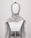 1.50X1.50 Büyük Boy Eşarp Soft Gri