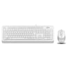 A4 TECH F1010 KABLOLU USB STANDART BEYAZ Q KLAVYE+MOUSE