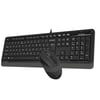A4 TECH F1010 KABLOLU USB STANDART GRİ Q KLAVYE MOUSE