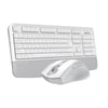 A4 TECH FG2500S PLUS KABLOSUZ MULTİMEDYA BEYAZ/GRİ 2.4 GHz /3200 DPI Q KLAVYE+MOUSE