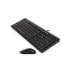 A4 TECH KR-9276 USB MULTİMEDYA SİYAH Q KLAVYE MOUSE
