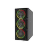 IROMX SPACE BTX-65G 650W 80+ 4x RAINBOW FIXED LED FAN ATX 2xUSB3.0 SİYAH KASA