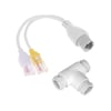 QPORT Q-SPLPOE1 2IN1 AG KONNEKTORU + 3 YOLLU POE SPLITTER