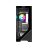 VENTO VG4202FL 750W 80+ BR GEN5 4x12CM RGB FAN E-ATX TEMPERLİ CAM 2xUSB2.0/1xUSB3.0 SİYAH GAMING KASA