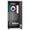 VENTO VG4302FA 1000W 80+ GOLD 4x12CM ARGB FAN E-ATX TEMPERLİ CAM 2xUSB2.0/1xUSB3.0 SİYAH GAMING KASA