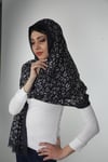 Antrasit Kaşmir İpek Şal