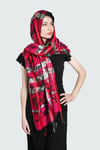 Fuşya %100 Pashmina Şal