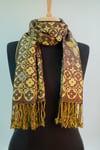 Kahve Gold Pashmina Şal