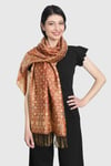 Kiremit Gold Pashmina Şal