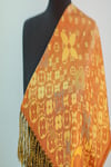 Kiremit Gold Pashmina Şal
