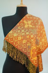 Kiremit Gold Pashmina Şal