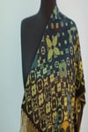 Koyu Kahve Bej Pashmina Şal